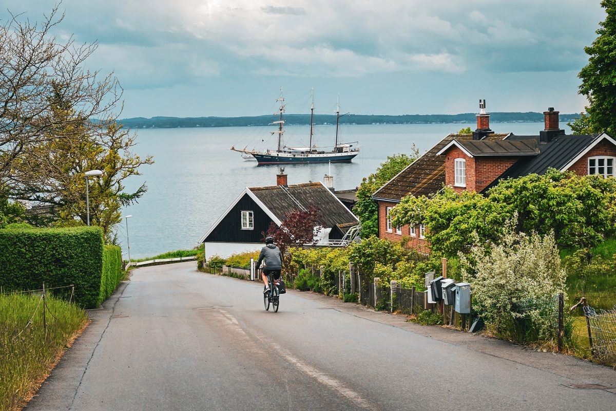 Đan Mạch khuyến khích du khách khám phá những hòn đảo nhỏ bằng xe đạp.